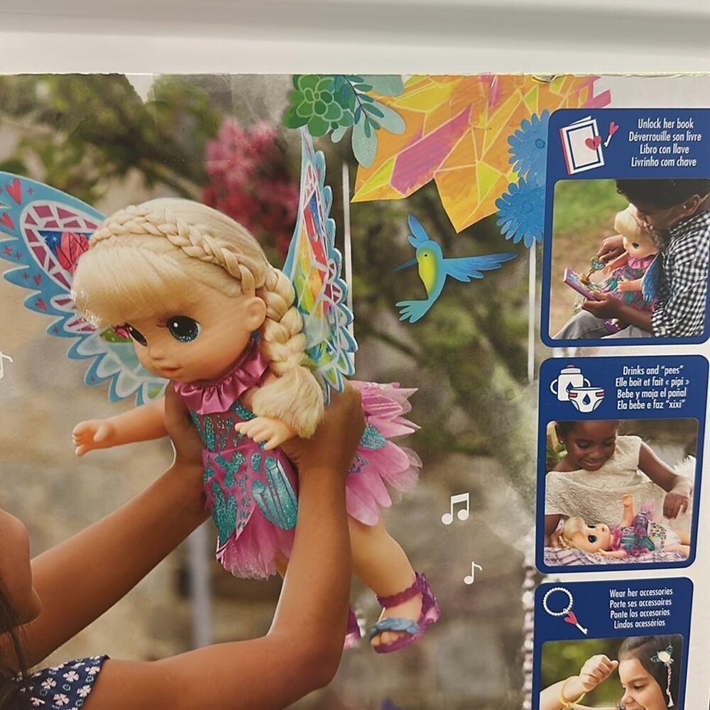 Baby Alive Once Upon a Baby Doll NWT Fairy Ani - Picture 5 of 6